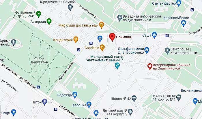 Карта наркология